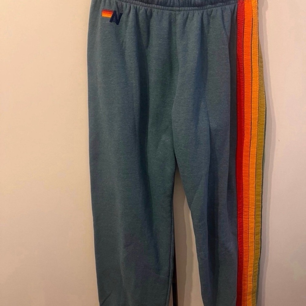 Aviator Nation Blue Garment with Orange Accent